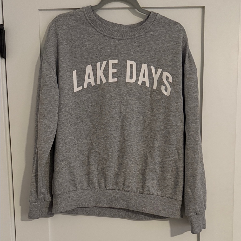 Gray 'Lake Days' Sweatshirt